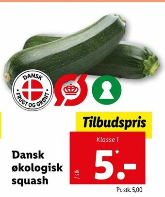 Let-Køb Dansk økologisk squash tilbud