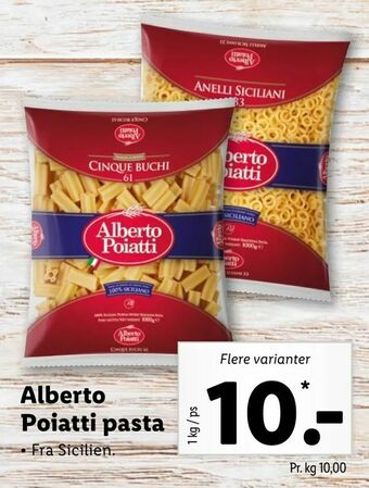 Let-Køb Alberto Poiatti pasta tilbud