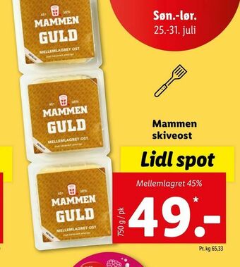 Let-Køb Mammen skiveost tilbud