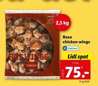 Rose chicken wings