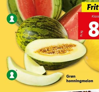Let-Køb Grøn honningmelon tilbud