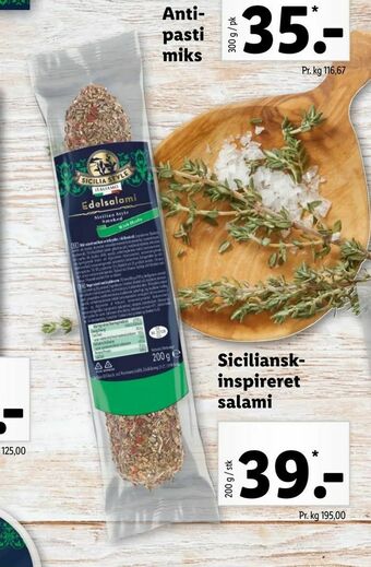 Let-Køb Sicilianskinspireret salami tilbud