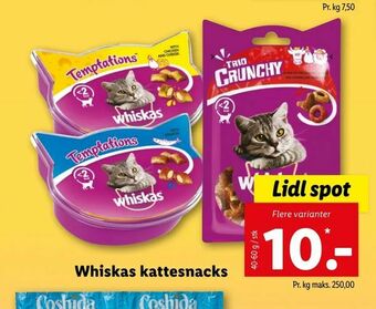 Whiskas kattesnacks