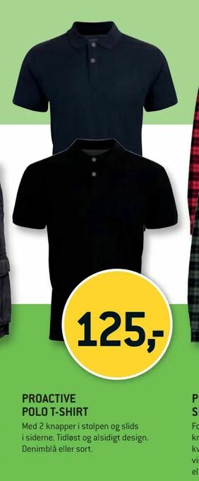 XL-BYG Proactive polo t-shirt tilbud