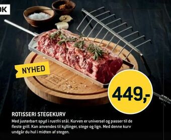 XL-BYG Rotisseri stegekurv tilbud