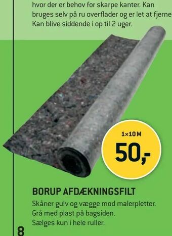 Borup afdækningsfilt