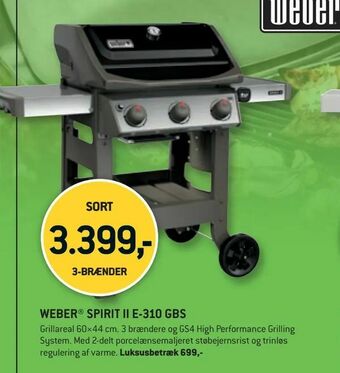 XL-BYG Weber® spirit ii e-310 gbs tilbud