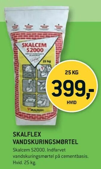XL-BYG Skalflex vandskuringsmørtel tilbud