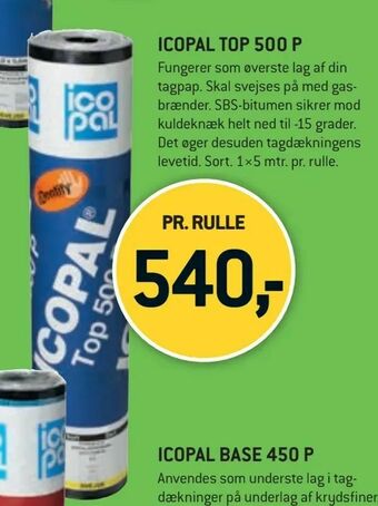 XL-BYG Icopal top 500 p tilbud
