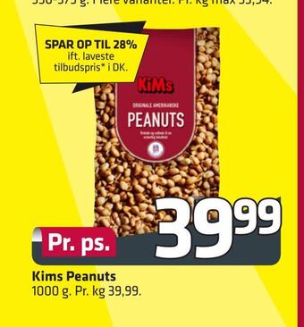 Fleggaard Kims peanuts tilbud