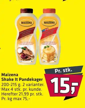 Fleggaard Maizena shake it pandekager tilbud
