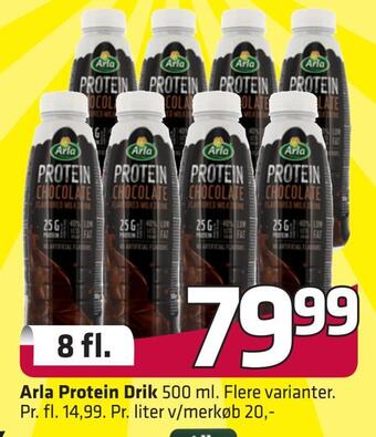 Fleggaard Arla protein drik tilbud