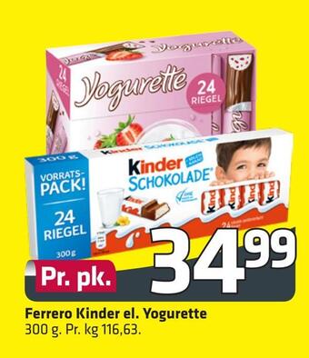 Fleggaard Ferrero kinder el. yogurette tilbud