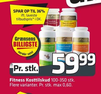 Fleggaard Fitness kosttilskud tilbud