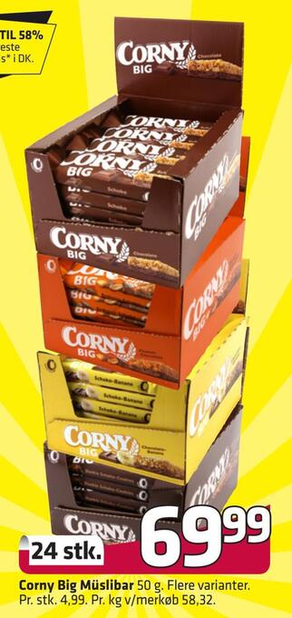 Fleggaard Corny big müslibar tilbud