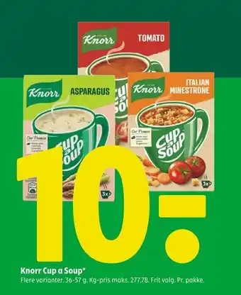 Coop 365 Knorr cup a soup tilbud