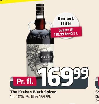 Fleggaard The kraken black spiced tilbud