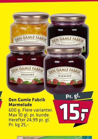 Fleggaard Den gamle fabrik marmelade tilbud