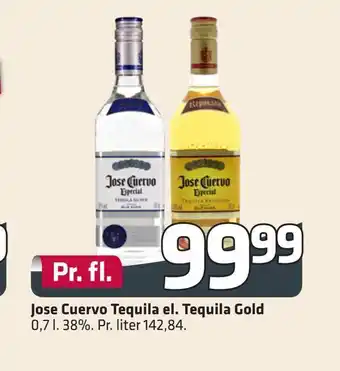 Fleggaard Jose cuervo tequila el. tequila gold tilbud
