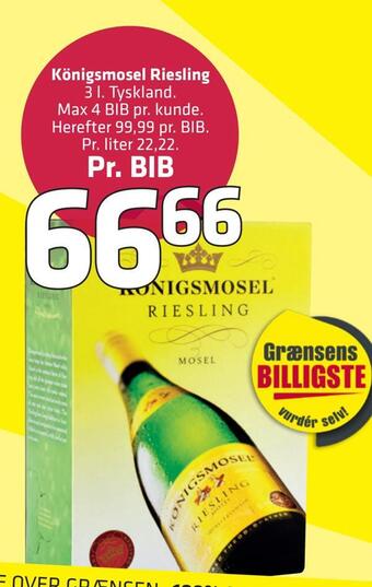 Fleggaard Königsmosel riesling tilbud