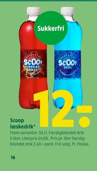 Coop 365 Scoop læskedrik tilbud