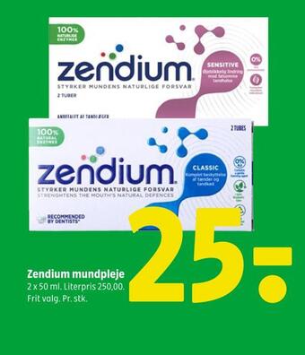 Coop 365 Zendium mundpleje tilbud