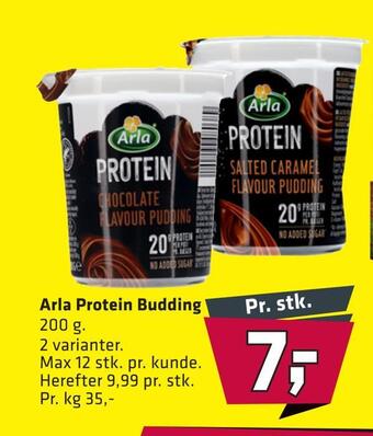 Fleggaard Arla protein budding tilbud