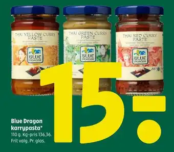 Coop 365 Blue dragon karrypasta tilbud