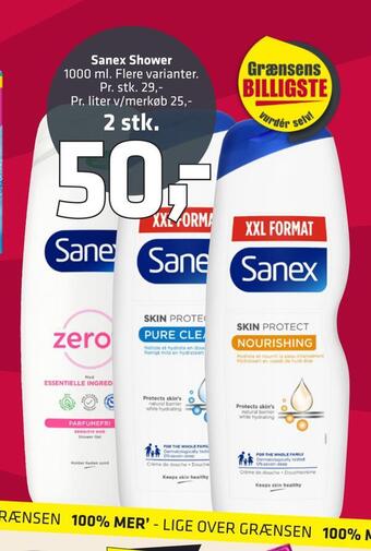 Fleggaard Sanex shower tilbud