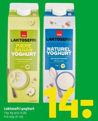 Coop 365 Laktosefri yoghurt tilbud