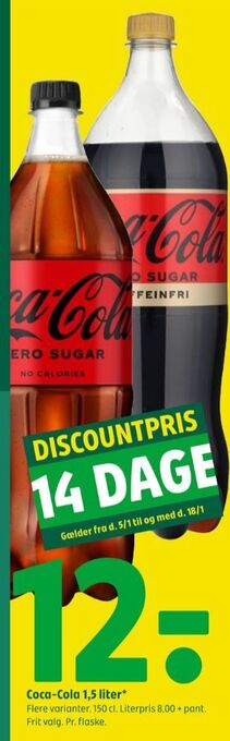Coop 365 Koffeinfri cola tilbud