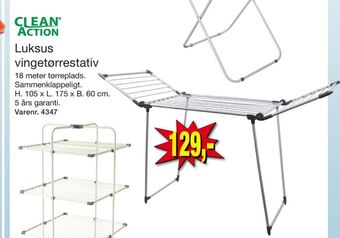 Harald Nyborg Clean action tørrestativ tilbud