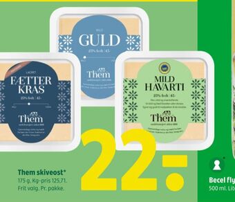 Coop 365 Them ost skiveost mild havarti tilbud