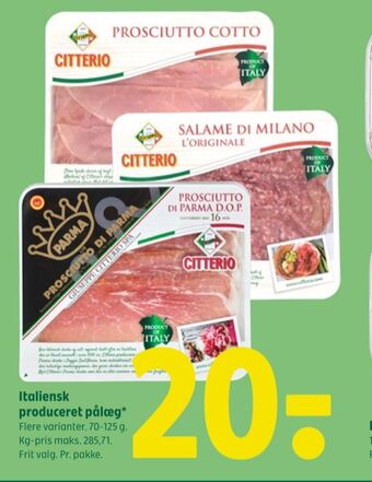 Citterio prosciutto crudo