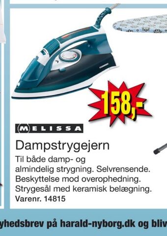 Harald Nyborg Melissa strygejern tilbud