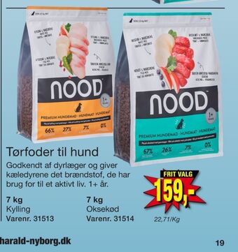 Harald Nyborg Nood hundefoder tilbud