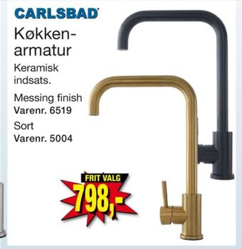 Harald Nyborg Carlsbad køkkenarmatur tilbud