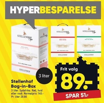 Bilka Stellenhof bag-in-box tilbud