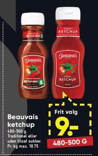 Bilka Beauvais ketchup tilbud