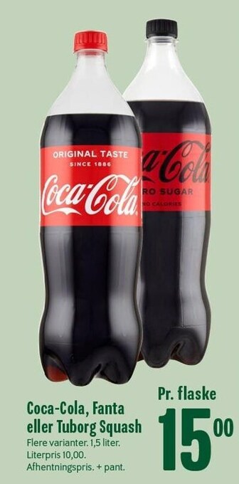 Min Købmand Coca-cola, fanta el. tuborg squash tilbud