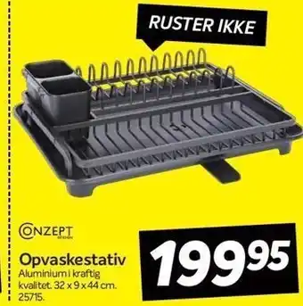 Opvaskestativ i kraftig kvalitet