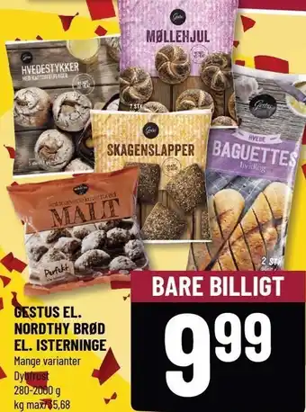 Løvbjerg Gestus el. nordthy brød el. isterninger tilbud
