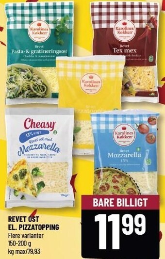 Løvbjerg Revet ost el. pizzatopping tilbud