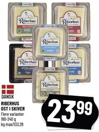 Løvbjerg Ribenhus ost i skiver tilbud