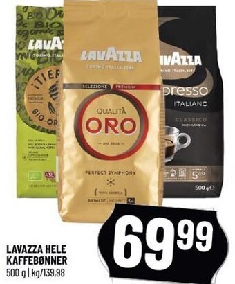 Løvbjerg Lavazza hele kaffebønner tilbud