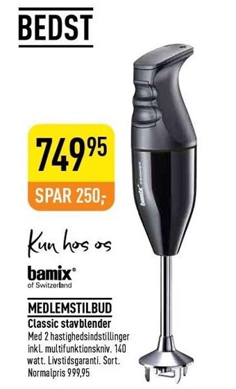 Imerco Classic stavblender tilbud