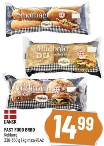 Løvbjerg Fast Food Brød 330-360 g tilbud
