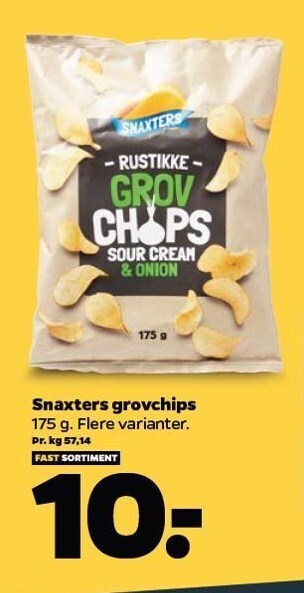 Netto Snaxters grovchips tilbud