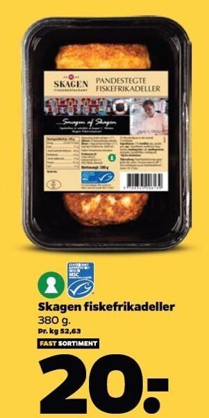 Netto Fiskefrikadeller tilbud