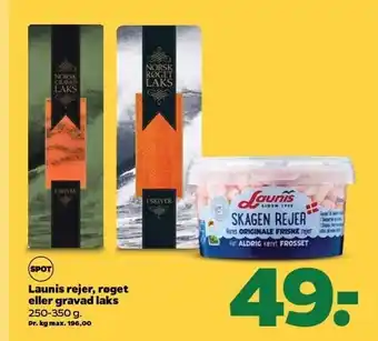 Netto Launis rejer, røget el. gravad laks tilbud